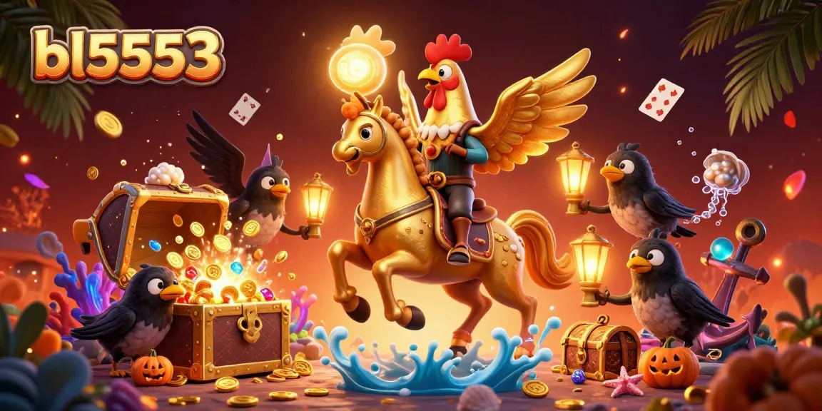 Win big at bl5553 with a vibrant casino scene featuring stunning characters and magical elements.