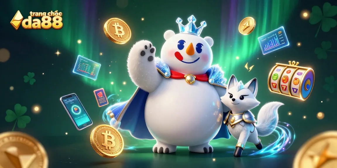 Experience thrilling gameplay at trang chủ da88 with vibrant 3D casino elements and characters.