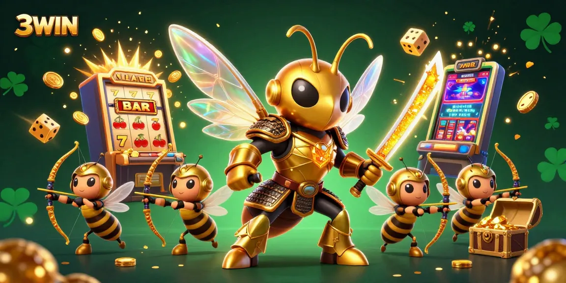 Experience thrilling wins with 3WIN at a vibrant casino showdown featuring dynamic slot machines and entertainment.