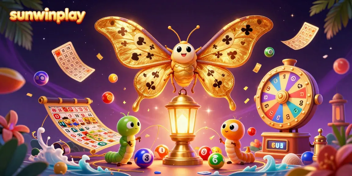 Engage in thrilling gaming with sunwinplay's colorful lottery scene, featuring dynamic elements and vibrant characters.