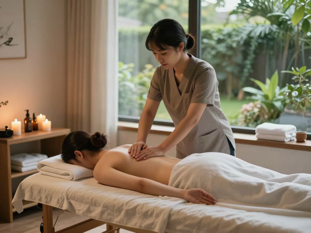 Relaxing 영등포출장마사지 scene with soothing ambiance and tranquil setting.