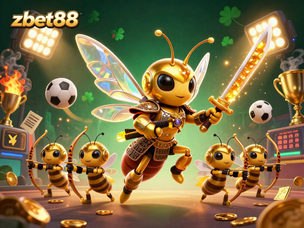 Experience thrilling casino action with zbet88, featuring dynamic sports elements and vibrant characters.