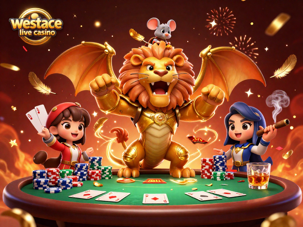 Speel spannende live spellen bij westace live casino met echte dealers en indrukwekkende tafels.