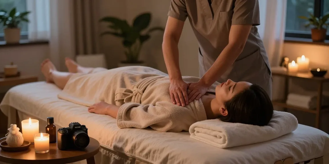 Indulge in 강북출장마사지 with a relaxing home spa experience featuring a professional therapist.