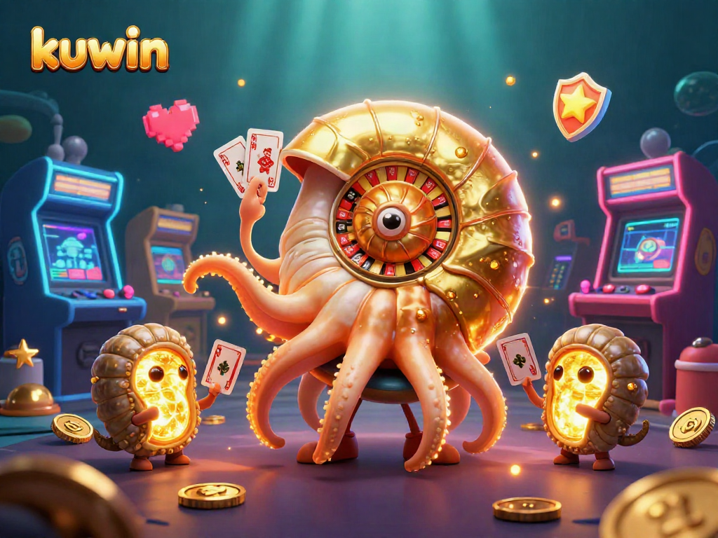 Experience thrilling kuwin gameplay with a vibrant casino scene showcasing dynamic characters and gaming elements.