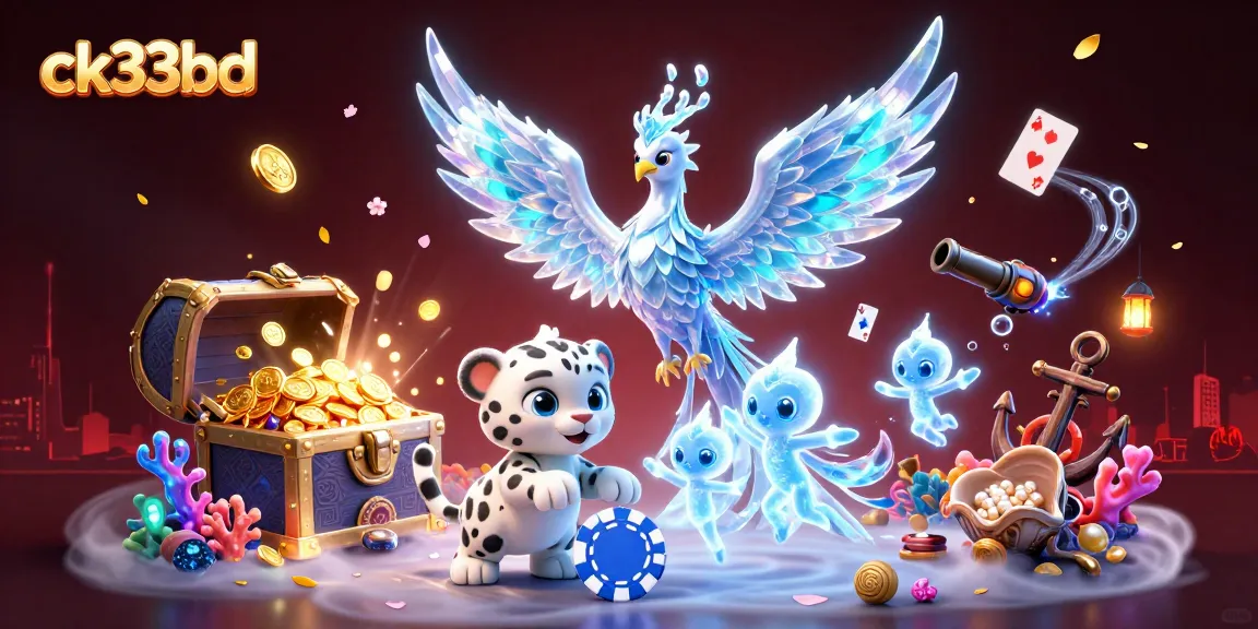 Play engaging games at ck33bd with vibrant characters and casino elements.
