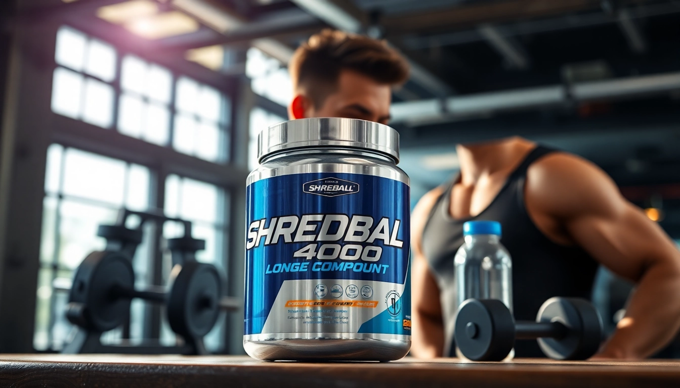 Gebruik Shredbal 400 Shred Long Compound voor optimale afslankresultaten tijdens training.