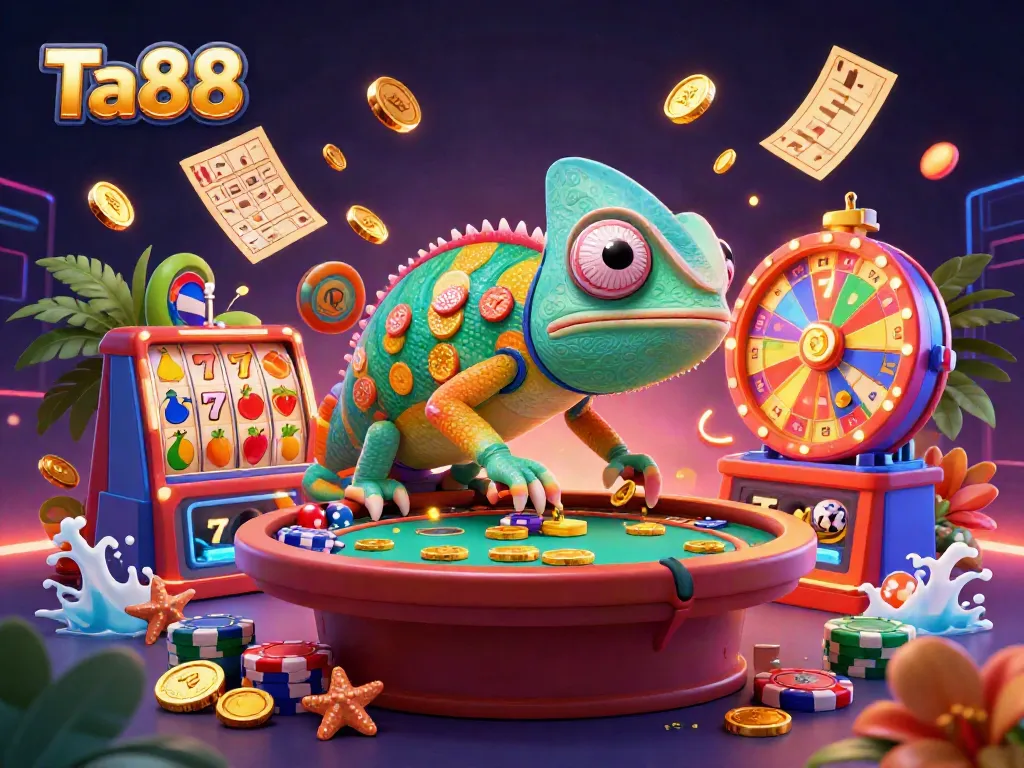 Experience thrilling wins with Ta88 as a chameleon casino owner welcomes you to a vibrant gaming world.