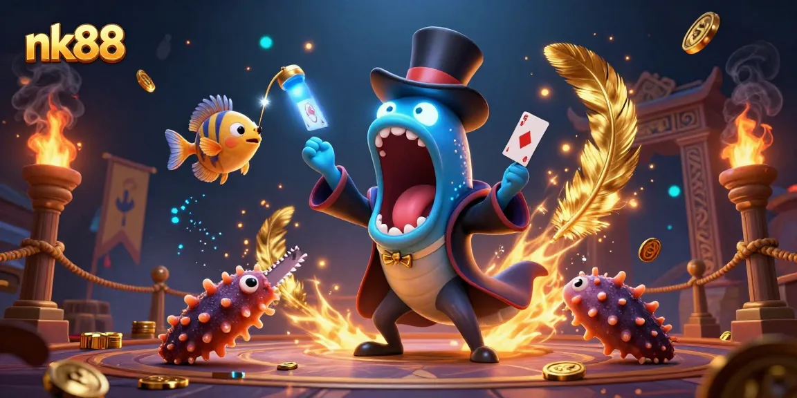 Experience thrilling magic at nk88 with an eel magician, showcasing incredible card tricks.
