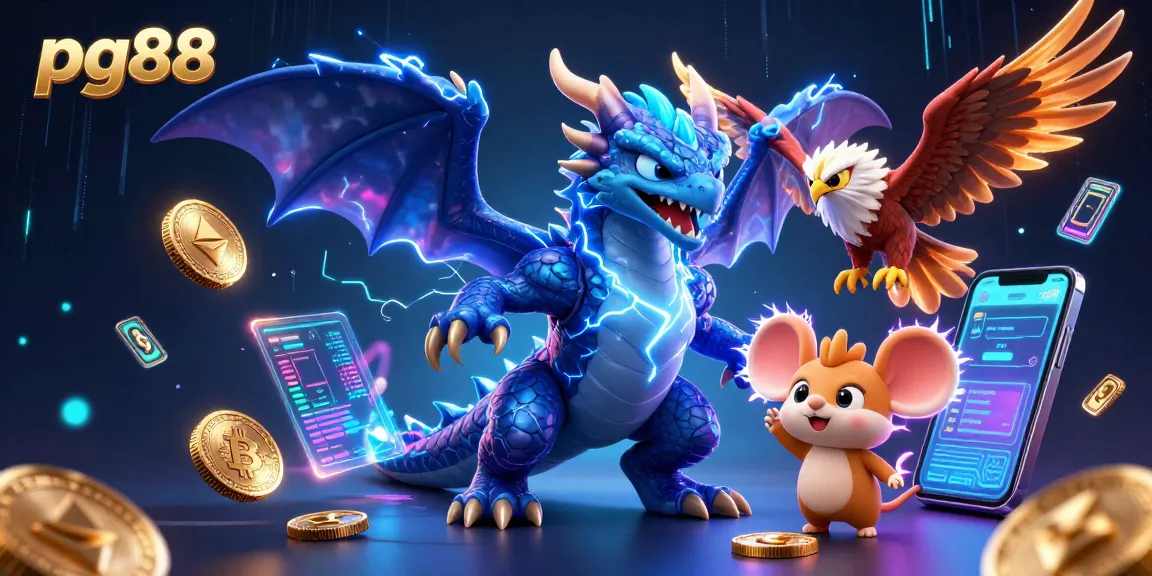 Experience thrilling gameplay at pg88 with vibrant characters and dynamic cryptocurrency elements!