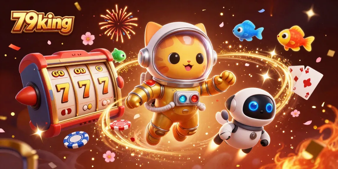 Engage with 79king's vibrant casino adventure featuring themed characters and gaming elements.